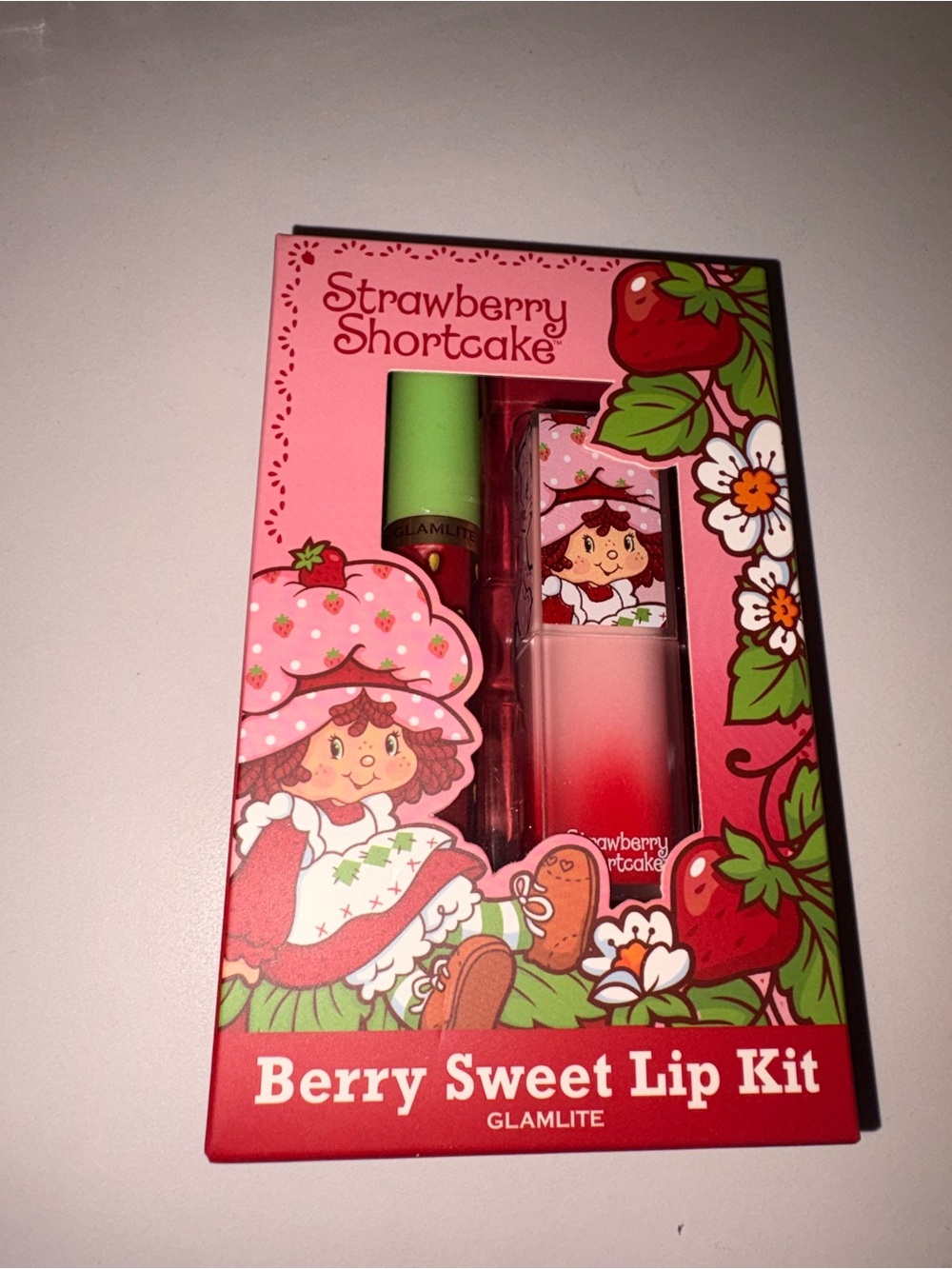 Glamlite Strawberry Shortcake Berry Sweet Lip Kit - Pink/Red
